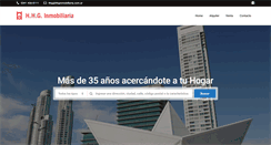 Desktop Screenshot of hhginmobiliaria.com.ar